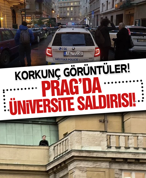 Prag'da üniversite saldırısı! Korkunç görüntüler: Çok sayıda ölü var