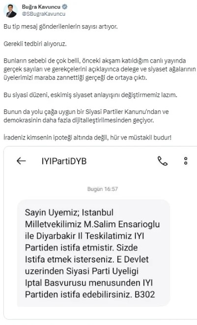 CHP teşkilatları da ele geçirdi! İYİ Parti'de SMS krizi patlak verdi: Tek tıkla istifa!