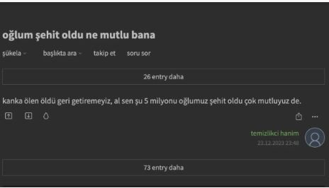 Ekşi Sözlük'te kahraman şehitlere hakaret ettiler: 'Kurtulalım sizden'