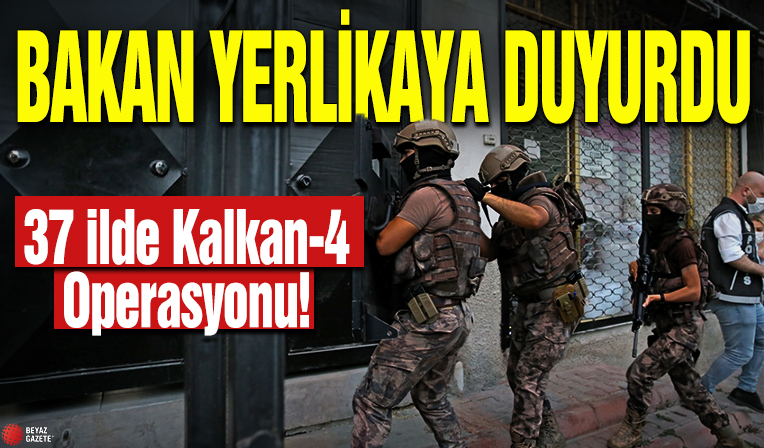 Bakan Yerlikaya paylaştı: 37 ilde Kalkan-4 Operasyonu! 192 göçmen kaçakçılığı organizatörü yakalandı