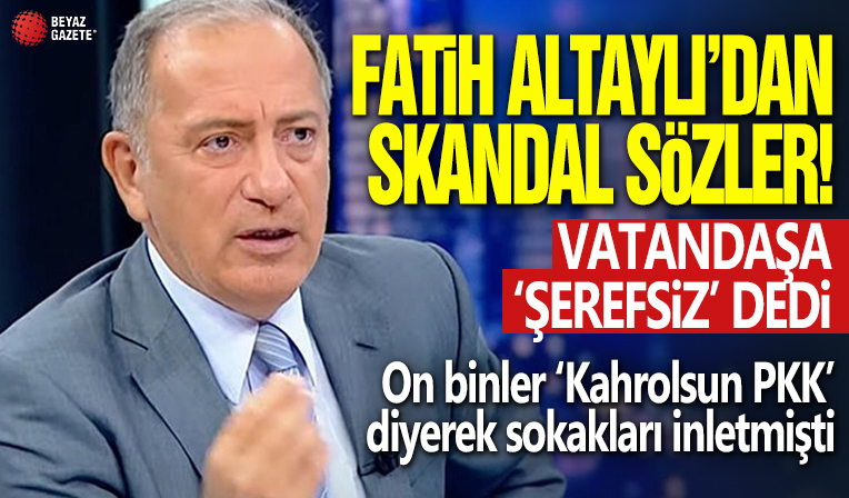 CHP yandaşı kronik tetikçi Fatih Altaylı'dan skandal sözler! 'Şehit cenazesinde Özgür Özel'e tepki provokasyon' iddiasında bulunup vatandaşa 'şerefsiz' dedi