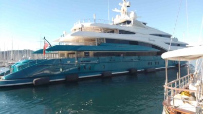 Hintli Milyarderin Mega Yati Fethiye'de 30 Ton Yakit Aldi