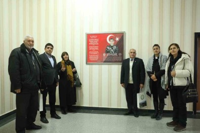 Sehit Bülent Yurtseven'in Ailesinden Rektör Alma'ya Ziyaret