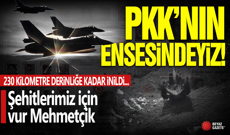 Terör örgütü PKK’nın ensesindeyiz! 230 kilometre derinliğe kadar inildi: 39 sözde örgüt yöneticisi öldürüldü