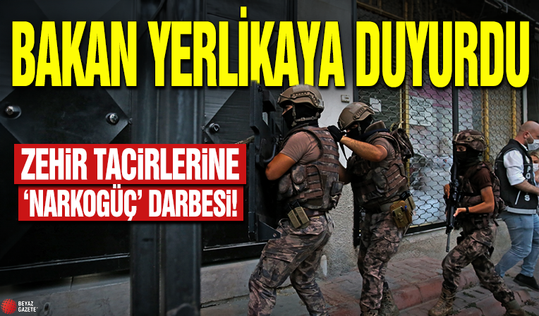 Bakan Yerlikaya duyurdu: 418 zehir taciri daha paketlendi