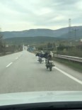 Ölümle Böyle Dans Ettiler Açiklamasi Motosikletin Üzerinde Tehlikeli Yolculuk