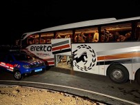 Tokat'ta Yolcu Otobüsüne Kimligi Belirsiz Kisilerce Ates Açildi