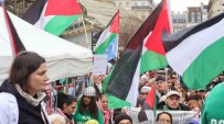 Fransa'da 'Filistin'e Destek, Gazze'de Ateskes' Mitingi