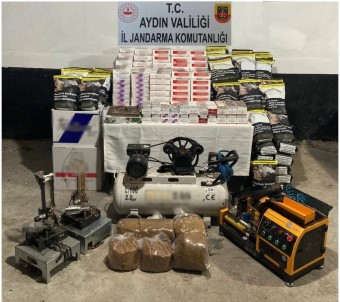 Söke'de 85 Bin Kaçak Tütün Ele Geçirildi