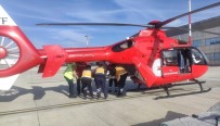 Bayginlik Geçiren Vatandas Helikopter Ambulansla Van'a Sevk Edildi