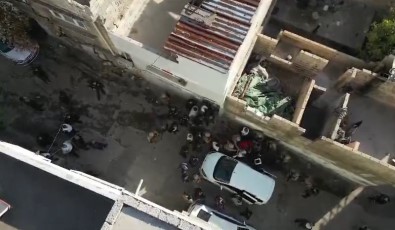 Gaziantep'te Film Sahnelerini Aratmayan Operasyon Dron Kamerasinda