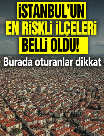İstanbul'un en riskli ilçeleri belli oldu: AFAD paylaştı işte olası büyük Marmara depreminden en çok etkilenecek bölgeler