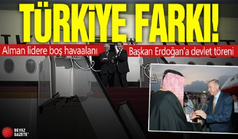 Alman lidere ayar, Başkan Erdoğan'a resmi tören! Katar'da Türkiye farkı...