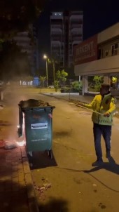 Trafik Polisleri Bu Kez Yangin Söndürdü