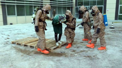 Yozgat'ta Film Sahnelerini Aratmayan Tatbikat