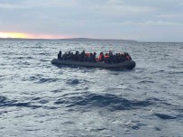 Ayvalik'ta 47 Göçmen Sahil Güvenlik'ten Kaçamadi