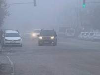 Ceylanpinar'da Sis Görüs Mesafesini Düsürdü