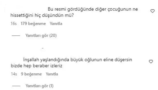Oğlunu duygulandıran mesaj