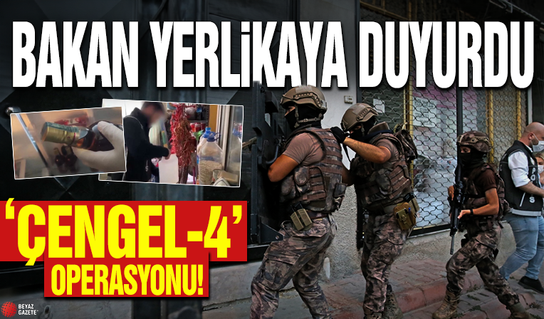 Ali Yerlikaya duyurdu: Kaçak alkol ticaretine Çengel - 4 damgası!