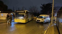 Kayan IETT Otobüsünü Durdurmaya Çalisan Soför Ezilerek Agir Yaralandi
