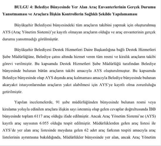 İBB'de kayıp atlardan sonra kayıp araçlar vakası! Sayıştay raporladı