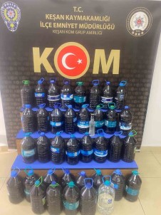 Kesan'da Sahte Içki Ele Geçirildi