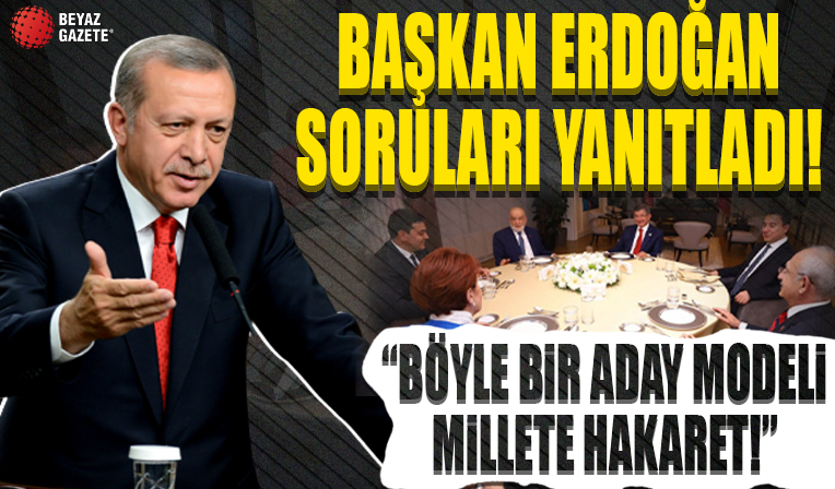 Cumhurbaşkanı Erdoğan gazetecilerin sorularını yanıtladı! 