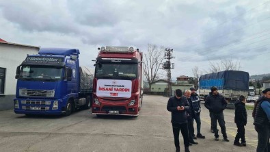 Deprem Bölgesine Alapli'dan 15 Tir Yakacak Yardimi