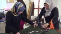 Osmancikli Kadinlar Depremzedeler Için Kislik Kiyafet Üretiyor Haberi
