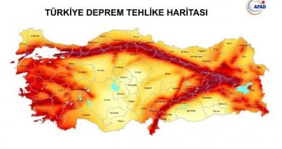 Türkiye, Deprem Konusunda Dünyanin 5. Tehlikeli Ülkesi