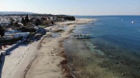 Çanakkale'de Deniz 20 Metre Çekildi Haberi