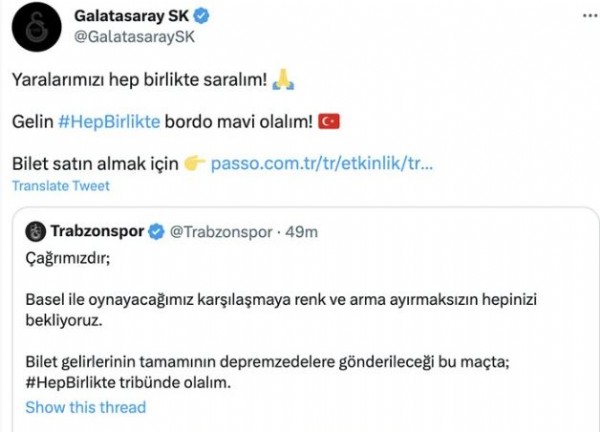 Uğurcan Çakır'dan taraftarlara destek çağrısı