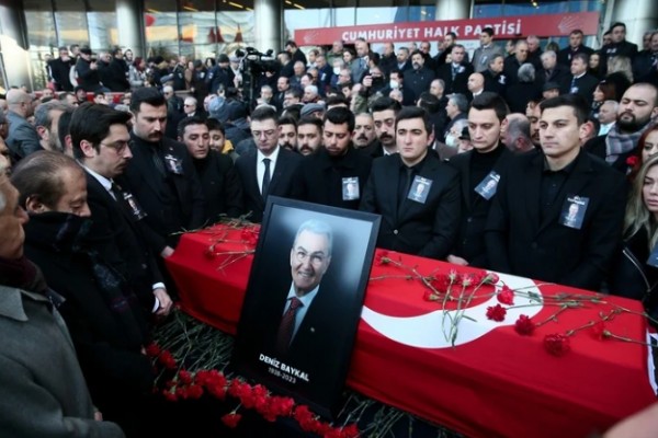 Eski CHP Genel Başkanı Deniz Baykal'a veda