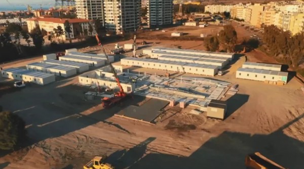 Hatay'da konteyner kentler için çalışmalar aralıksız sürüyor