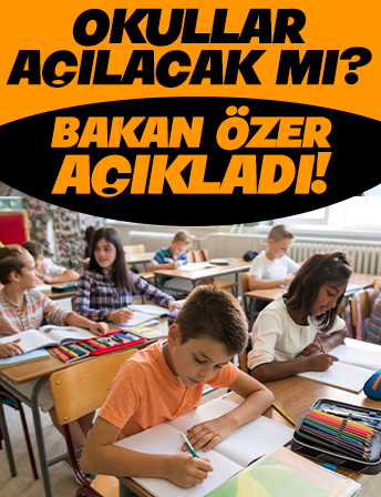 Bakan Özer açıkladı: Pazartesi 71 ilde eğitime başlıyoruz!