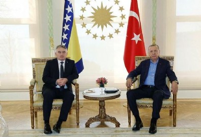 Başkan Erdoğan Bosna Hersek Devlet Başkanlığı Konseyi Üyesi Komsic'i kabul etti