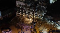 Depremden 260 Ve 261 Saat Sonra Inanilmaz Kurtuluslarin Yasandigi O Hastane Havadan Görüntülendi