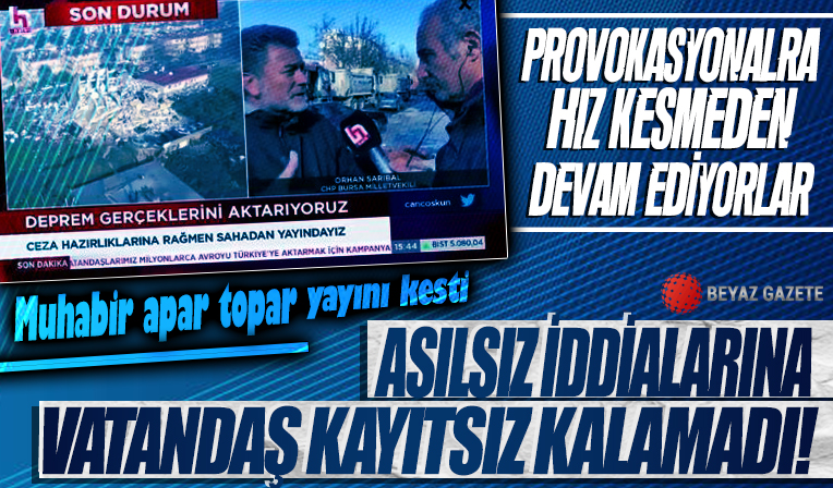 Halk TV'nin asılsız iddiaları canlı yayında çürütüldü: Apar topar yayını kestiler...