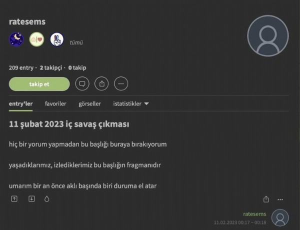 Ekşi Sözlük'te deprem provokasyonu! Operasyon başlatıp ardından delilleri yok ettiler