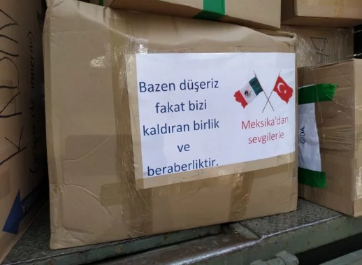 Meksika'dan Türkiye'ye yardım seferberliği