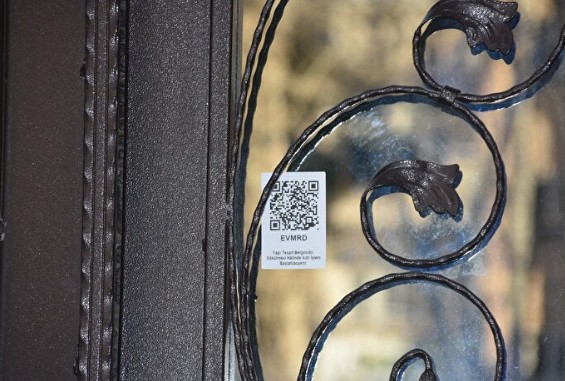 Kahramanmaraş'ta binalarda karekod uygulaması