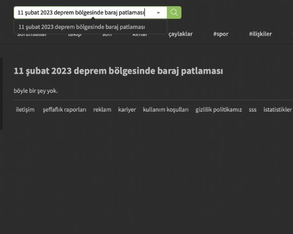 Ekşi Sözlük'te deprem provokasyonu! Operasyon başlatıp ardından delilleri yok ettiler