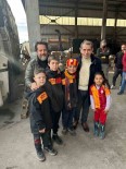 Galatasaray Baskani Özbek Afet Bölgelerini Ziyaret Etti