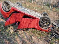 50 Metreden Ormanlik Alana Uçtu