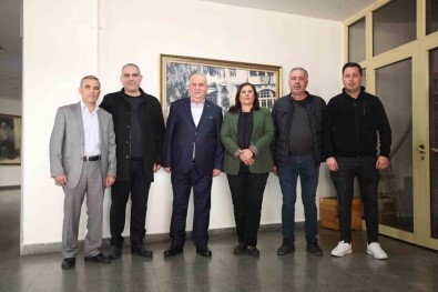 Nazilli Esnafi Baskan Çerçioglu Ile Görüstü