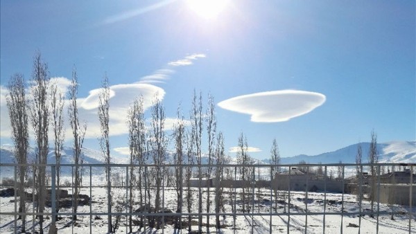 Bursa ve Van'ın ardından Niğde'de de mercek bulutu görüldü!