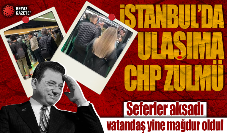 İstanbul’da metro seferleri aksadı vatandaşlar yine mağdur oldu!