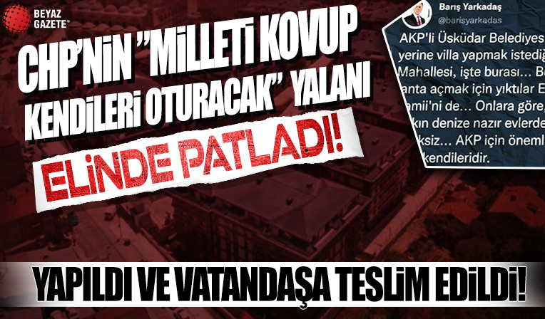 CHP'nin 'AK Partililer kendilerine villa yapıyor' dediği evler hak sahiplerine teslim edildi