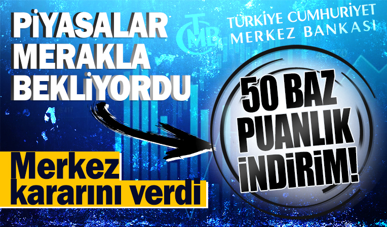 Merkez Bankası faiz kararını açıkladı