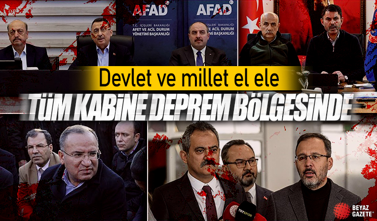 Tek bakan değil tüm kabine bölgede